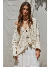Load image into Gallery viewer, Cloud Nine Cable Cardigan