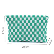 Load image into Gallery viewer, Checker Makeup Bag