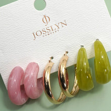 Load image into Gallery viewer, Spring Romance Hoop Trio