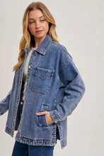 Load image into Gallery viewer, Denim Shirt Jacket
