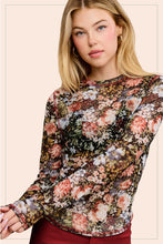 Load image into Gallery viewer, Wildflowers Sheer Top