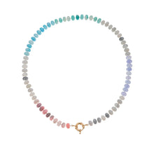 Load image into Gallery viewer, Natural Stone Semi-Precious Glass Mixed Necklace
