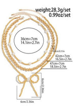 Load image into Gallery viewer, Pearl Bow Necklace
