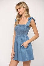 Load image into Gallery viewer, The Savannah Tie Romper
