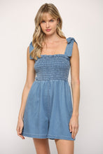 Load image into Gallery viewer, The Savannah Tie Romper
