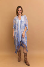 Load image into Gallery viewer, Velvet Fringe Kimono
