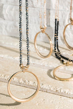 Load image into Gallery viewer, Ashley Glass bead pendant necklace
