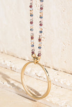 Load image into Gallery viewer, Ashley Glass bead pendant necklace
